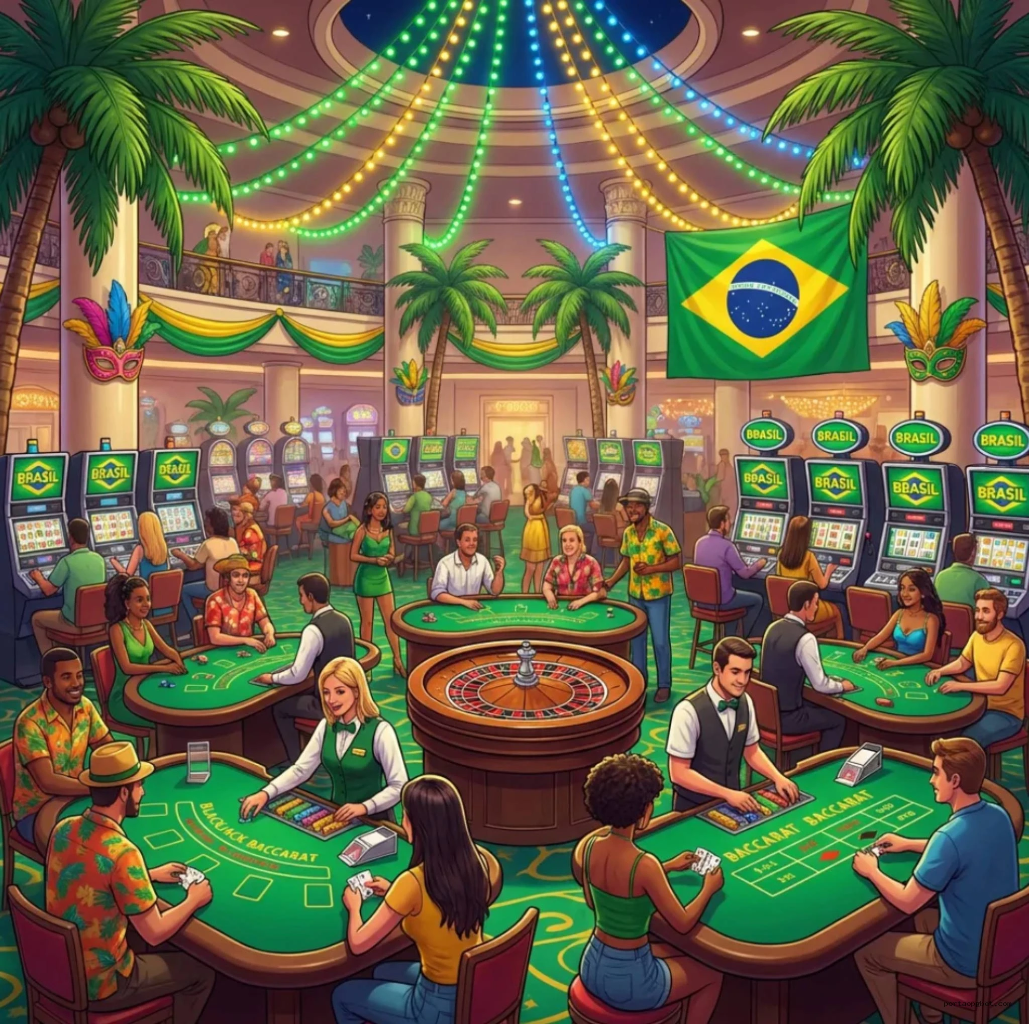 Imagem promocional da Portaopg mostrando a plataforma e suas vantagens